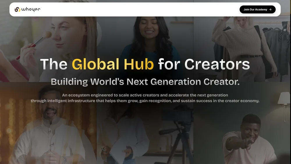 Whoyer home page